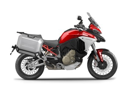 Kompletní sada bočních hliníkových kufrů SHAD 130.kitTERRAside-51 TERRA 36L/47L, včetně montážní sady SHAD Ducati Multistrada 1200 V4