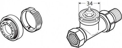 Danfoss Ally - adaptér RAV & RAVL