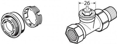 Danfoss Ally - adaptér RAV & RAVL