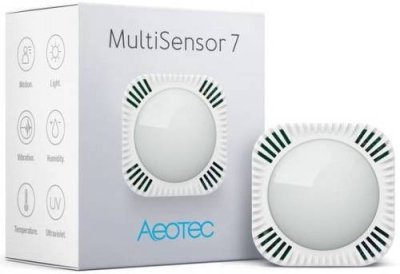AEOTEC Multisensor 7 - Senzor pohybu, teploty, vlhkosti, světla, UV a vibrací