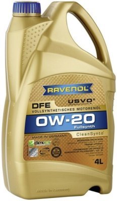Motorový olej Ravenol DFE 0W-20, 4L