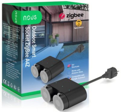 Nous Outdoor Smart Socket Zigbee - venkovní chytrá zásvuka