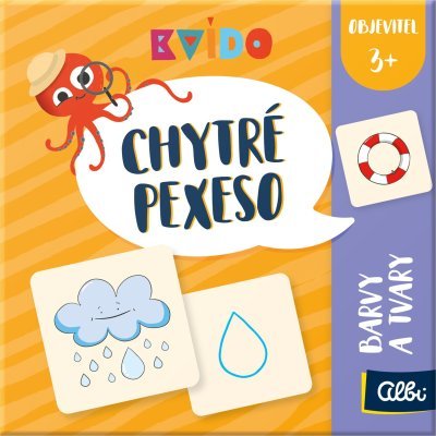 Kvído Chytré pexeso - Barvy a tvary
