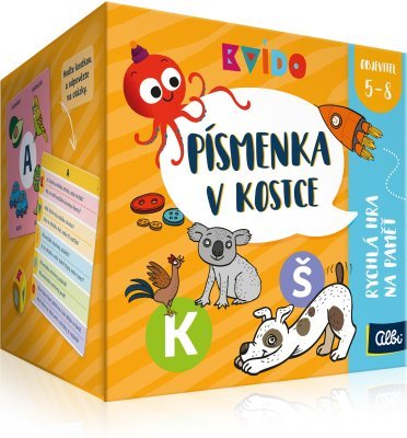 Kvído Písmenka v kostce
