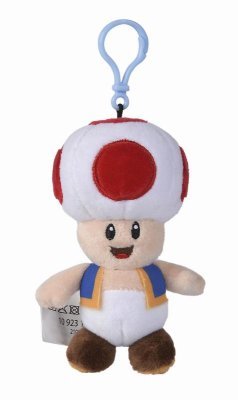 Plyšová klíčenka Super Mario, 12,5 cm, 5 druhů, DP12