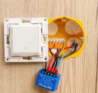 Shelly 1 Mini GEN3 - spínací modul 1x 8A, Wi-Fi, Bluetooth