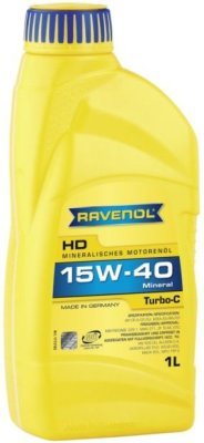Motorový olej Ravenol Turbo-C HD-C 15W-40, 1L