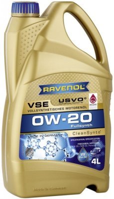 Motorový olej Ravenol VSE 0W-20, 4L