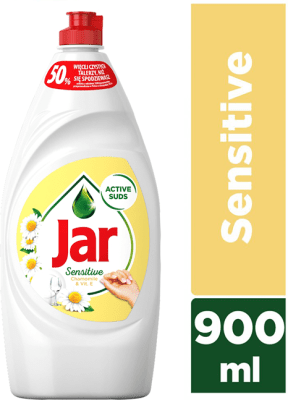 Jar Sensitive Heřmánek & Vitamin E prostředek na ruční mytí nádobí 900 ml