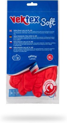 Vektex Soft rukavice úklidové, velikost XL 1 pár