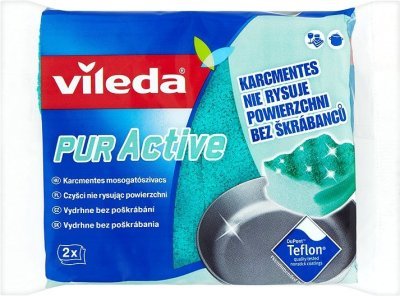 Vileda Pur Active houbičky na nádobí střední 2 ks