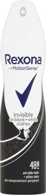 Rexona invisible on black+white clothes antiperspirant sprej 150 ml