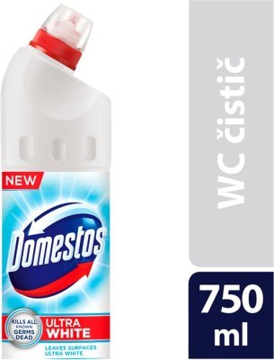 Domestos Ultra White & Shine tekutý dezinfekční a čisticí přípravek 750 ml