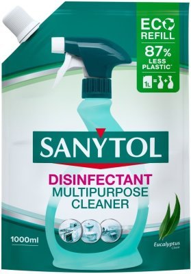 Sanytol Eukalyptus Clean dezinfekční univerzální čisticí prostředek náhradní náplň 1000 ml