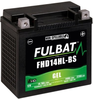 Gelová baterie FULBAT 550880 FHD14HL-BS GEL (Harley.D) (YHD14HL-BS GEL) (700.550880)