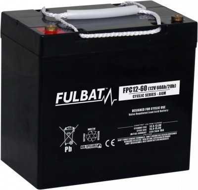 AGM battery FULBAT 590510 FPC12-60 (T6) (700.590510)