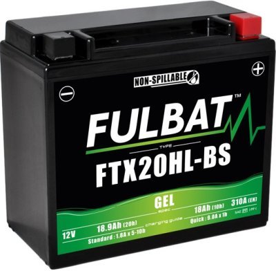 Gelová baterie FULBAT 550924 FTX20HL-BS GEL (YTX20HL-BS GEL) (700.550924)