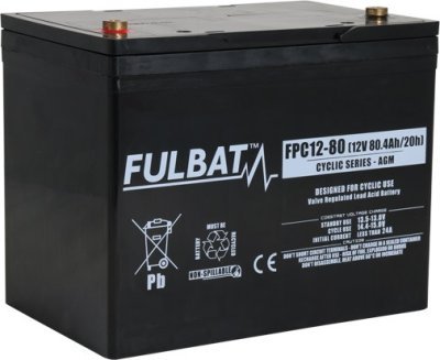AGM battery FULBAT 590511 FPC12-80 (T6) (700.590511)