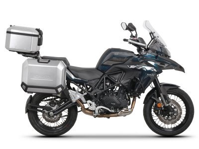 Kompletní sada hliníkových kufrů SHAD 130.kitTERRAbig48-57 TERRA, 48L topcase 47L/47L boční kufry, včetně montážní sady a plotny SHAD Benelli TRK 502 X 2022 -