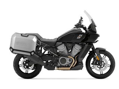 Kompletní sada bočních hliníkových kufrů SHAD 130.kitTERRAside-54 TERRA 36L/47L, včetně montážní sady SHAD Harley Davidson Pan America 1250