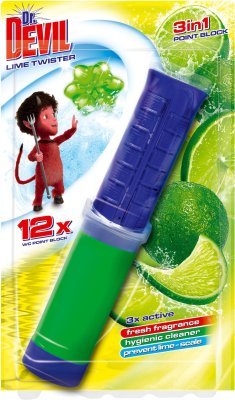 Dr. Devil 3in1 WC Point block 75ml Lime twister