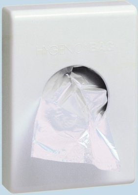 Zásobník hygienických sáčků bílý plast H2