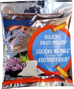 Bros kuličky proti molům 20ks, sáček