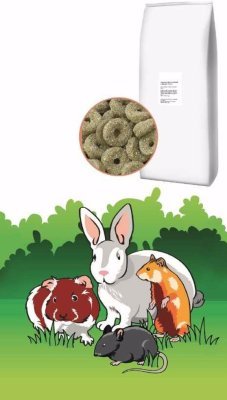 Vojtěškové kroužky pro králíky a hlodavce 12 kg