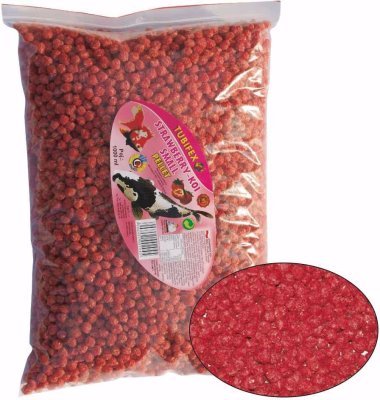 KOI STRAWBERRY pellet kuličky 1 l