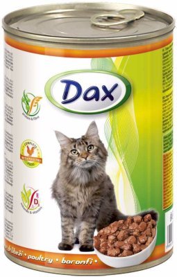 Dax Cat kousky drůbeží, konzerva 415 g