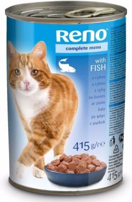 RENO Cat rybí, kousky 415 g