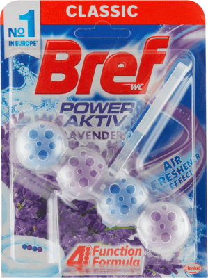Bref WC CLASSIC power aktiv 50g Lavender WC závěs