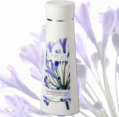 RYOR Pleťové mléko čistící Arnika pro suchou a citlivou pleť 200ml + dáreček 3 vzorečky zdarma