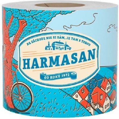 Toaletní papír Harmasan 1vr, 400 útr., délka 50m (1ks)