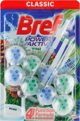 Bref WC CLASSIC power aktiv 2x50g Pine WC závěs
