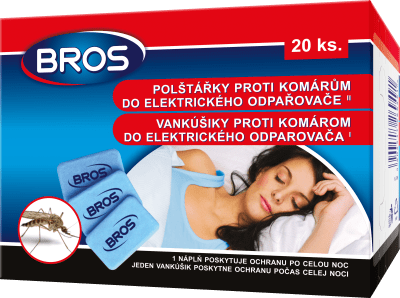 Bros náplň (polštářky) do elektrických strojků na komáry 20ks
