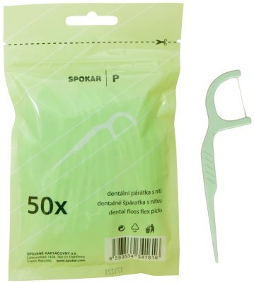 Dentální párátka s nití, 50ks/sáček