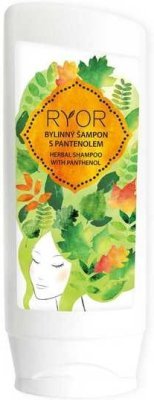 RYOR Bylinný šampon s panthenolem 200ml tuba  + dáreček 3 vzorečky zdarma