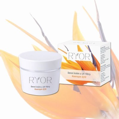 RYOR Denní krém s UV filtry a Q10 50ml kelímek + dáreček 3 vzorečky zdarma