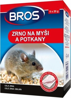 Bros zrno na myši, krysy a potkany 120g