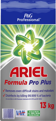 ARIEL Professional Formula Pro Plus dezinfekční prací prášek 13kg