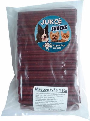 Masové tyče JUKO Snacks 1 kg (cca 80 ks)