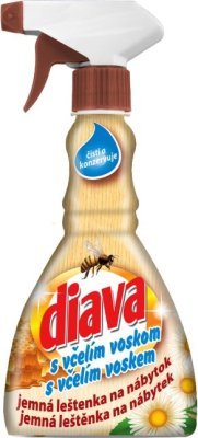 Diava leštěnka na nábytek s včelím voskem 330ml