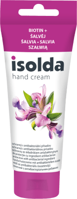 Isolda Šalvěj s biotinem 100ml krém na ruce s antibakteriální přísadou,ochranný