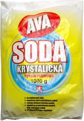 AVA Soda krystalická 1kg Hlubna na změkčování vody