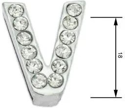 Navlékací písmenka V 18 mm