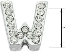 Navlékací písmenka W 18 mm