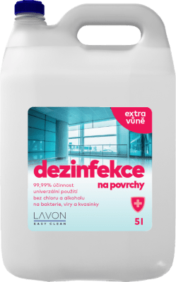 LAVON dezinfekce na povrchy bez chloru a alkoholu 5l