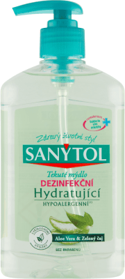 SANYTOL dezinfekční mýdlo hydratující 250ml