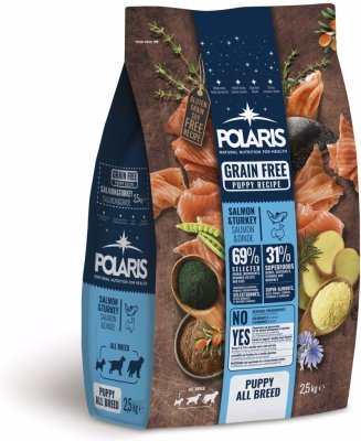 Polaris Dog Puppy All losos & krůta GF 2,5 kg